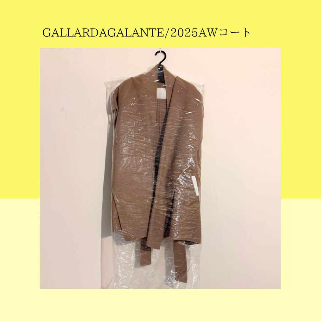 【新品未使用品】 25AW GALLARDAGALANTE リバーショールコート