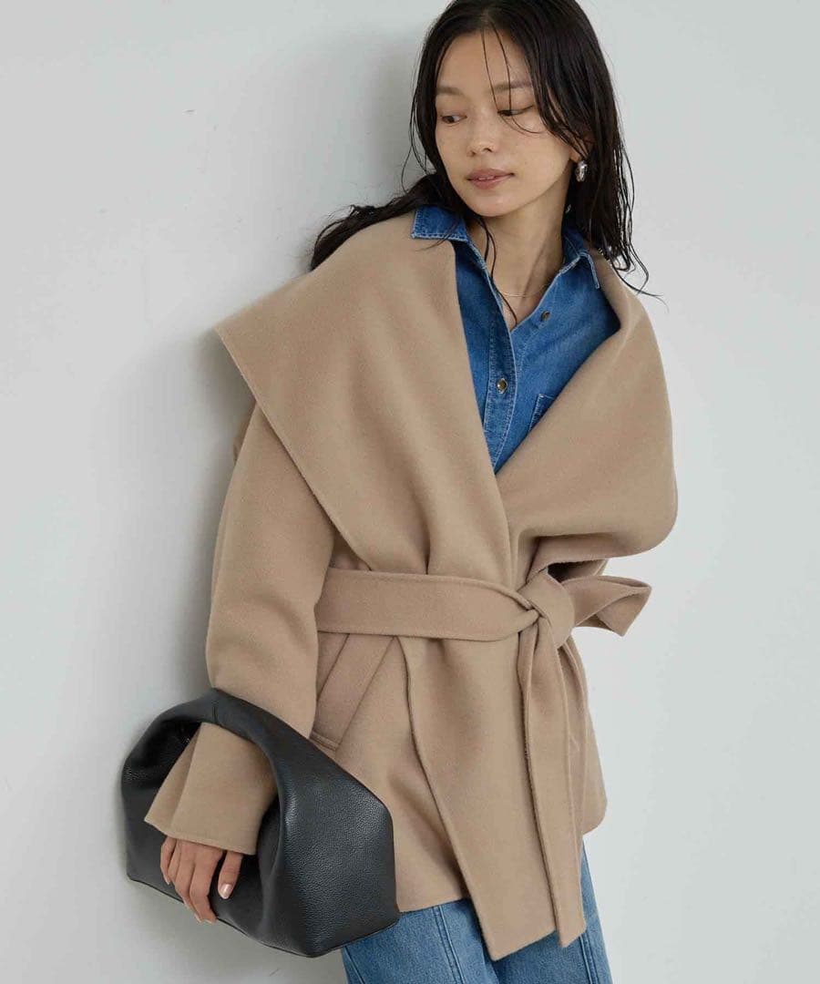 【新品未使用品】 25AW GALLARDAGALANTE リバーショールコート