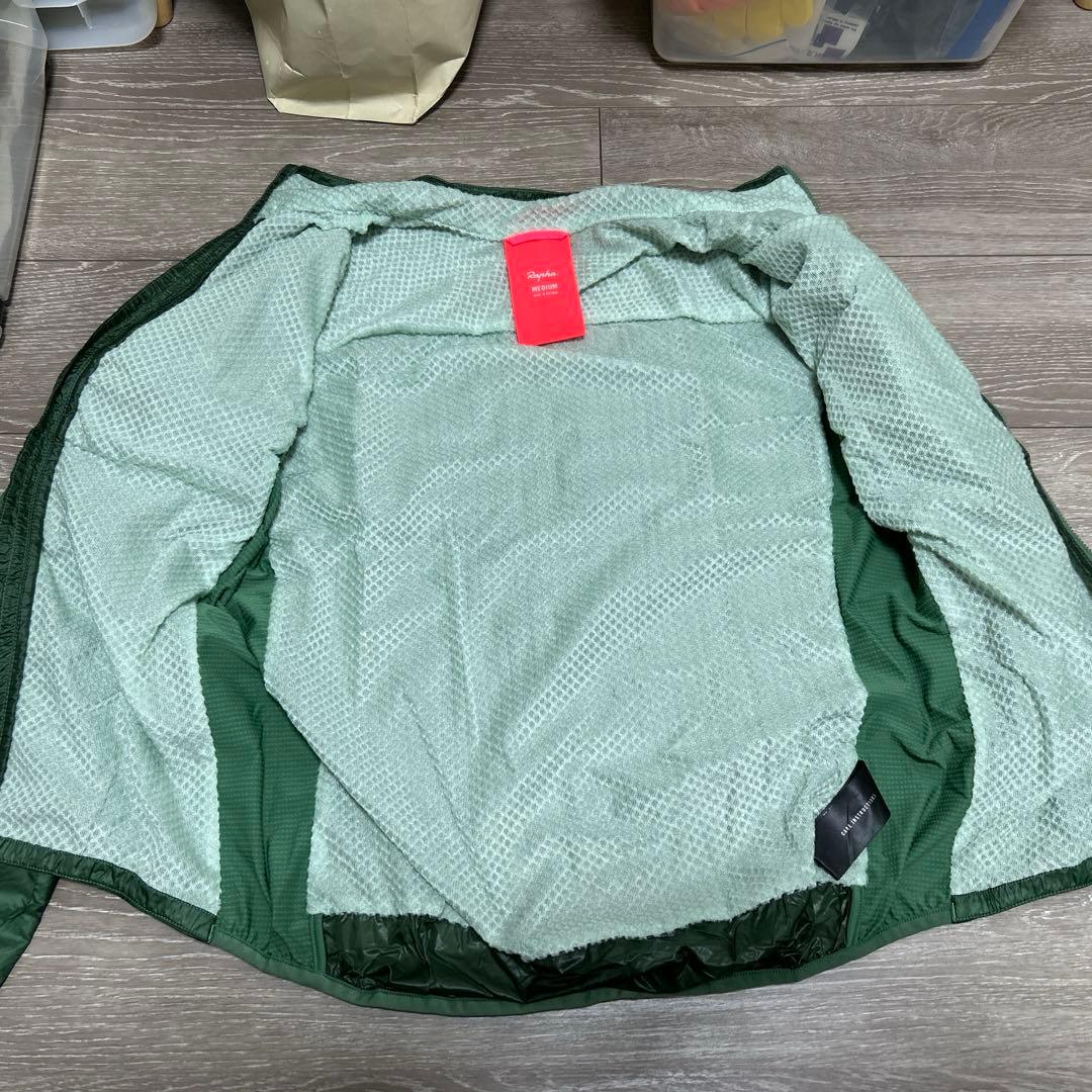 メルカリ市限定値下【未使用品】Rapha ウィンドブレーカー グリーン