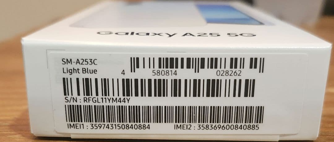 【新品未使用】　Samsung Galaxy A25 5G Light Blue