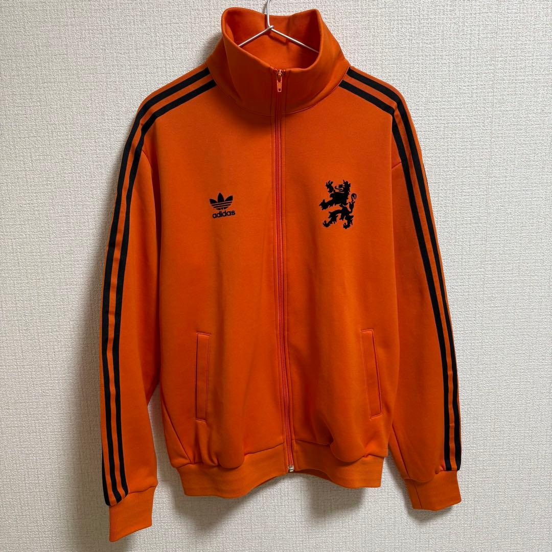 【極美品】初期型　adidas　オランダ　オレンジ　ジャージ　ライオンロゴ