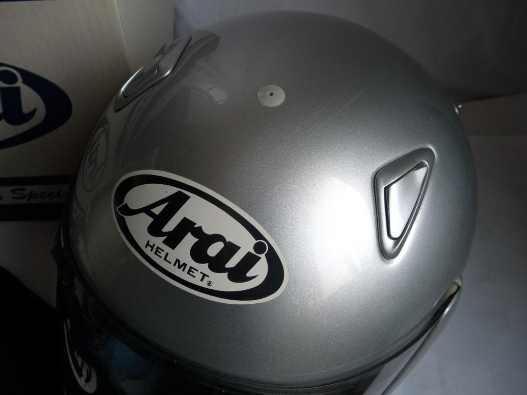 Arai Astro-M フルフェイスヘルメット シルバー 収納袋付き