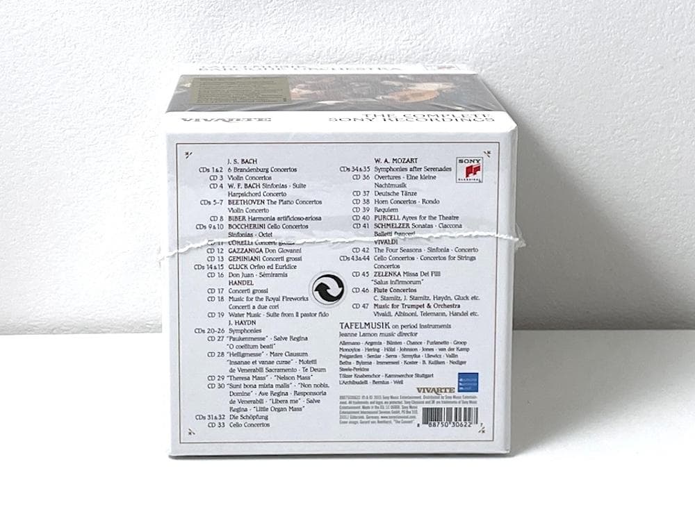 新品未開封 CD 47枚組 ターフェルムジーク・バロック管弦楽団 ソニー録音集