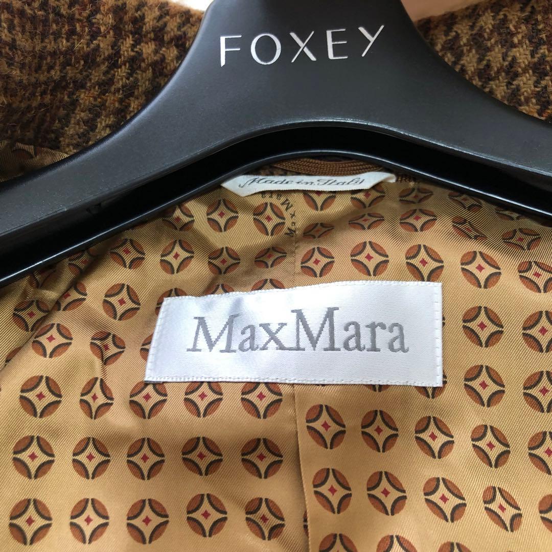 美品✨マックスマーラ　白タグ　大きいサイズ　アルパカ混テーラードジャケット　42