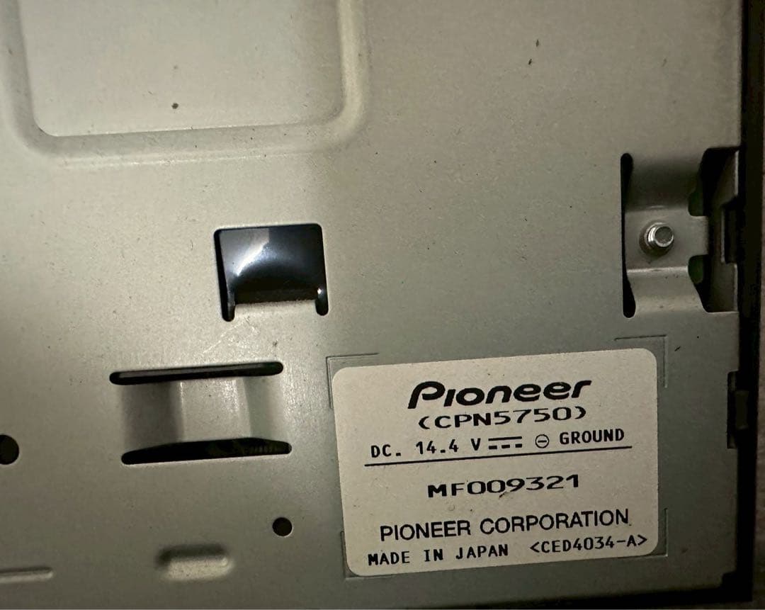 カーナビ AVIC-ZH0009CS PIONEER S/NO:MFMH003532JP