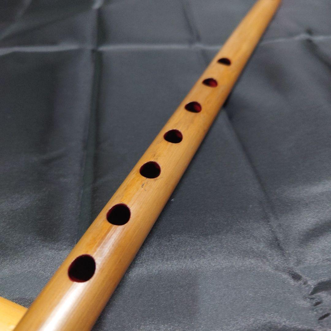 篠笛　五本調子　古典調　七穴　拭漆