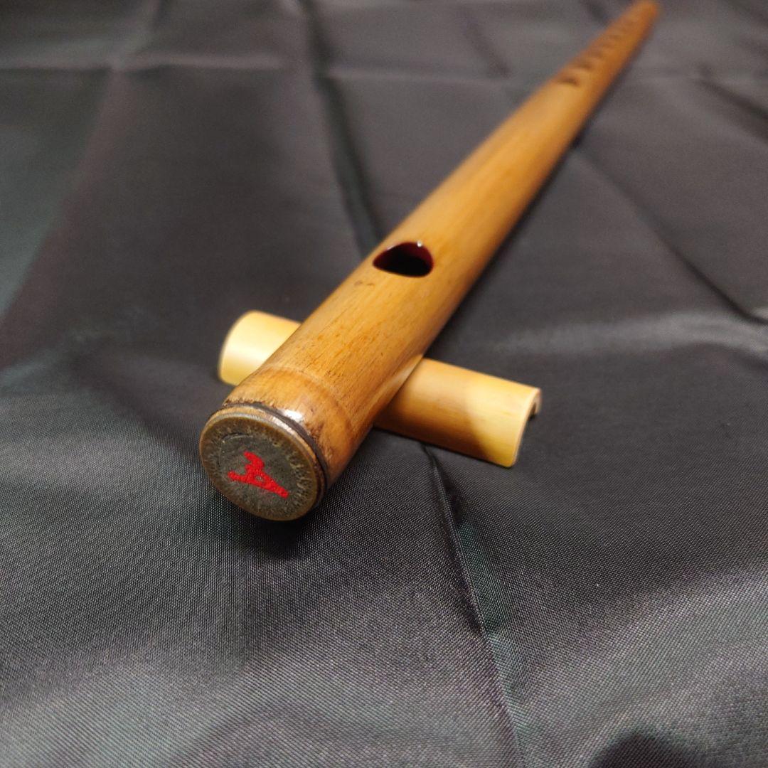 篠笛　五本調子　古典調　七穴　拭漆