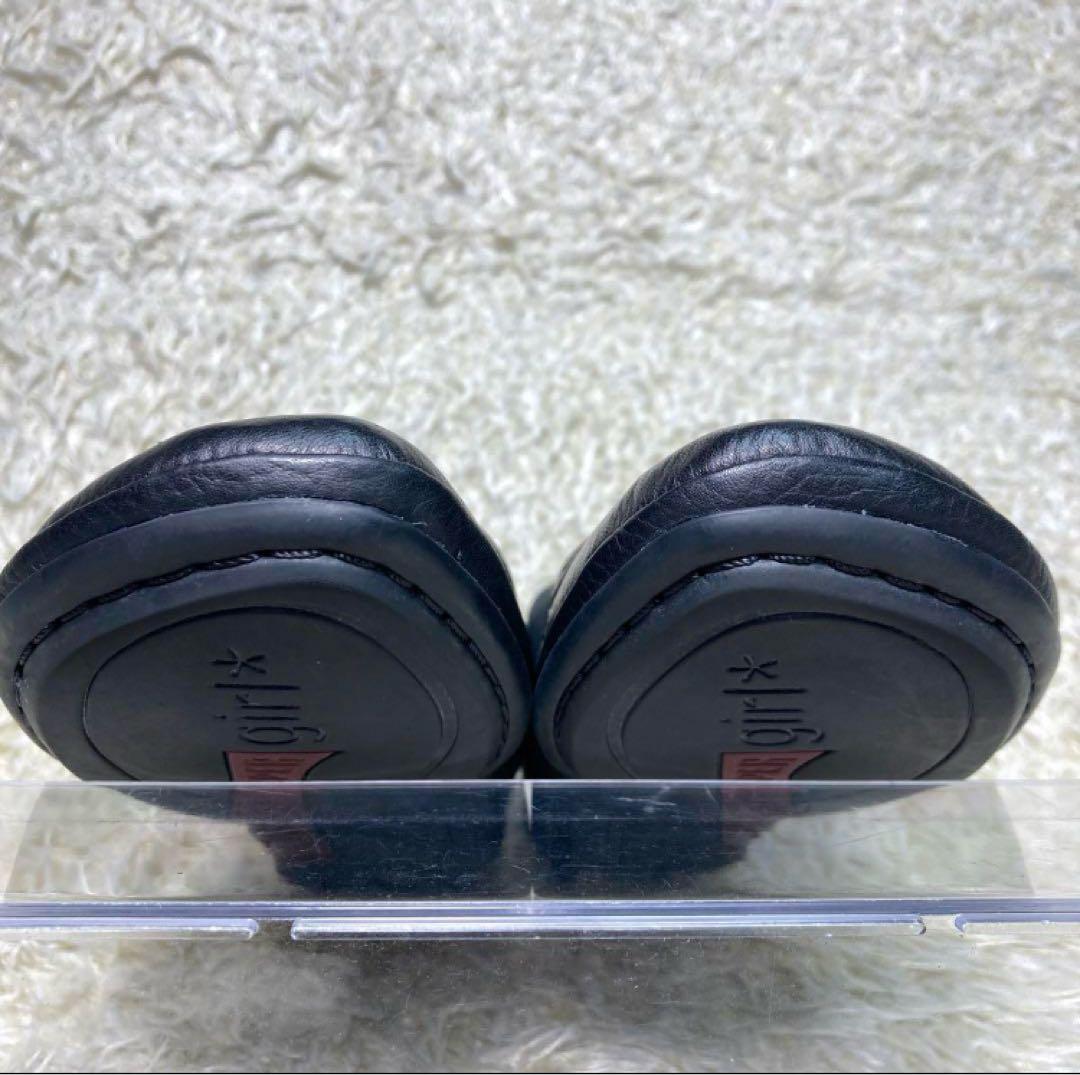 『未使用級』カンペール　ライトニナ　バレエシューズ フラット ブラック　レザー