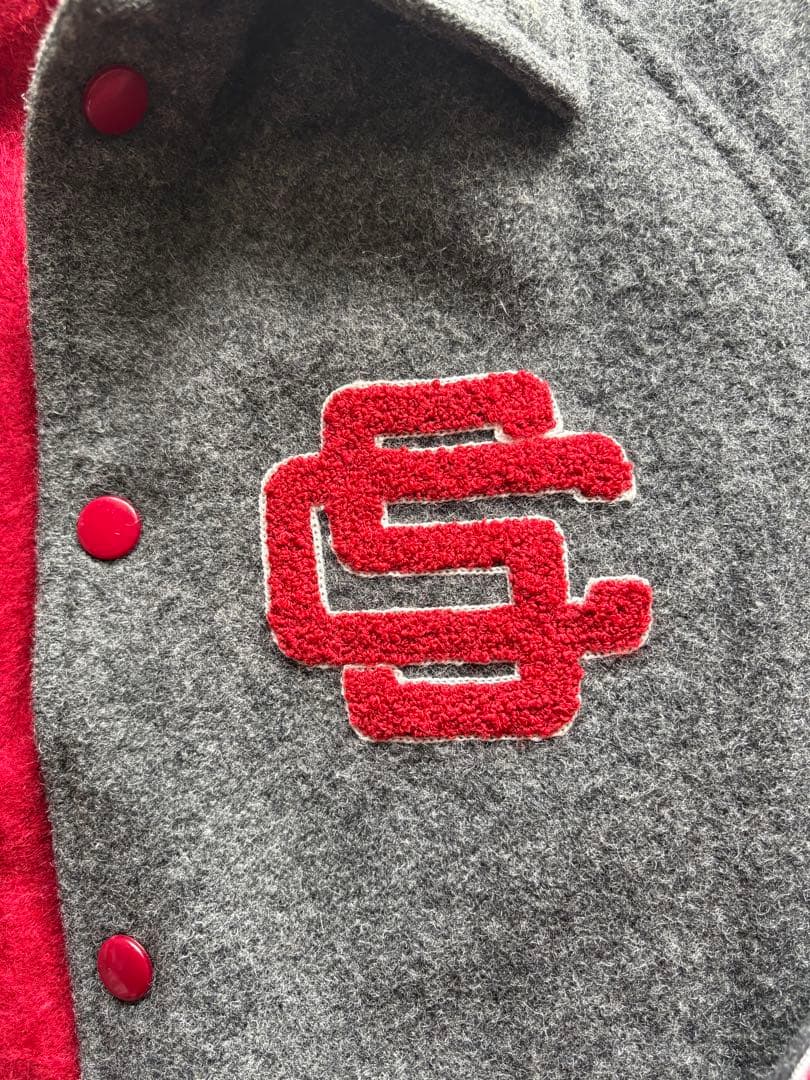 極希少 70s DESCENTE NCAAライセンス スタジャン ウール