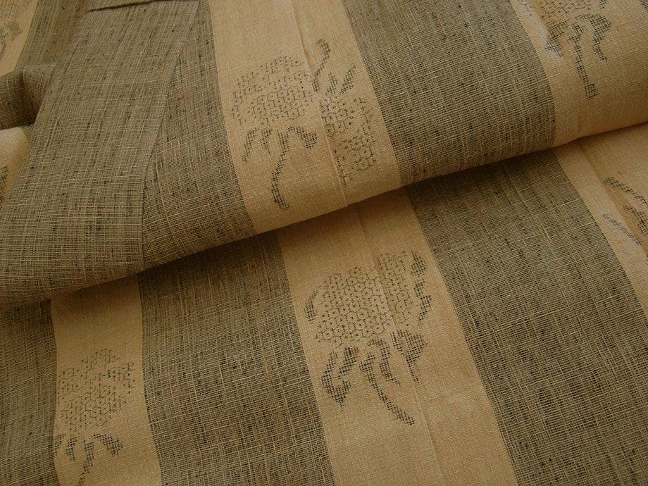 しょうざん紬 道中着 正絹 未使用 Cｓ1551mameneko