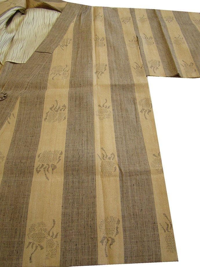 しょうざん紬 道中着 正絹 未使用 Cｓ1551mameneko