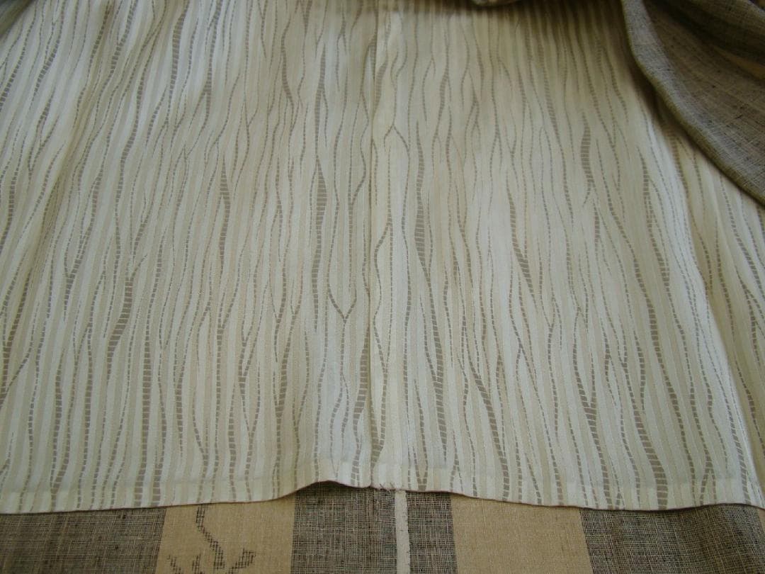 しょうざん紬 道中着 正絹 未使用 Cｓ1551mameneko