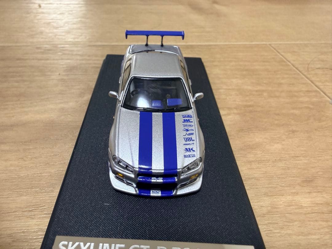 timemicroスカイライン GT-R R34 ミニカー 1/64
