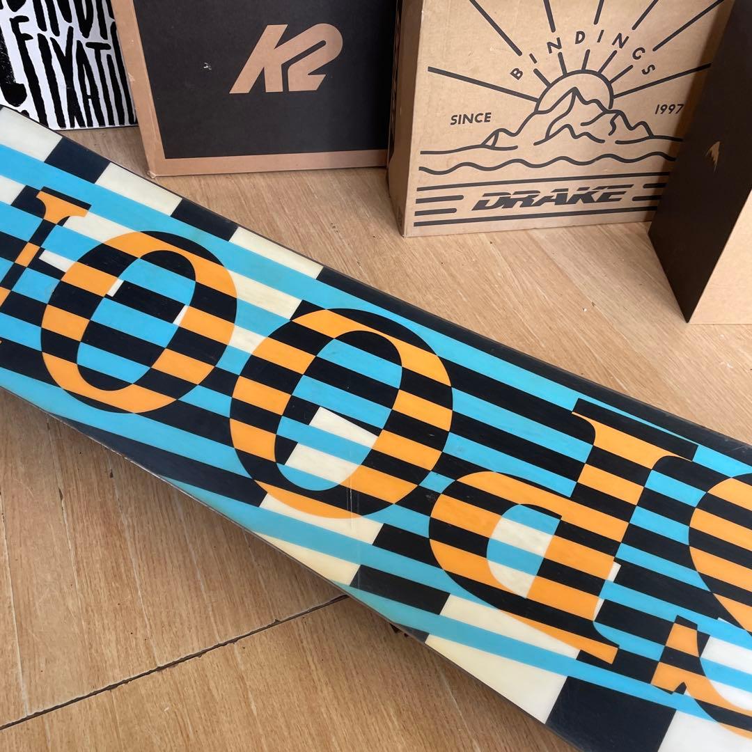 SPOON×ZUMA　キッズスノーボードセット　未使用バイン付4点セット130㎝