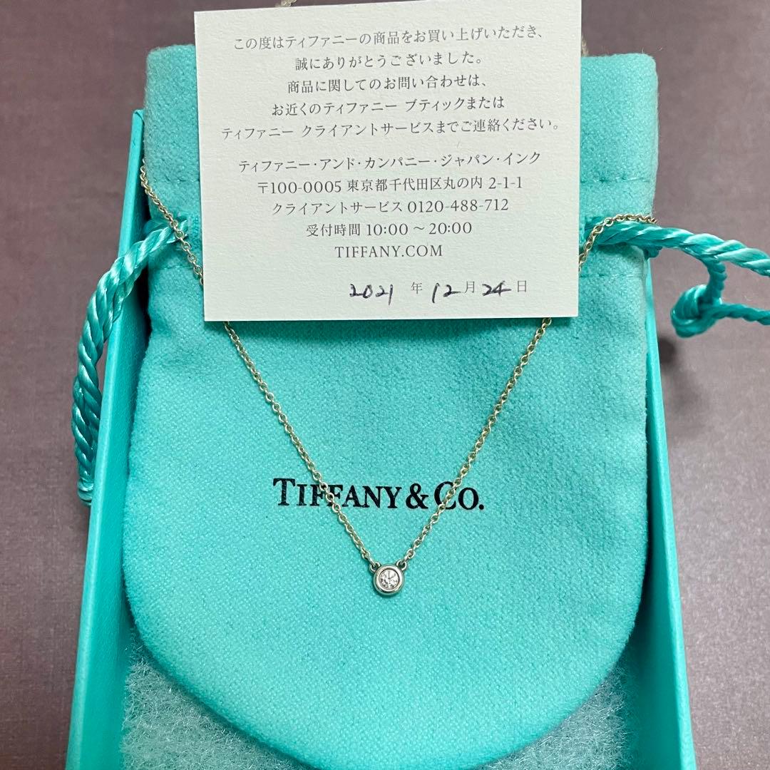 Tiffany & Co. バイ ザ ヤードシングル ダイヤモンド ペンダント