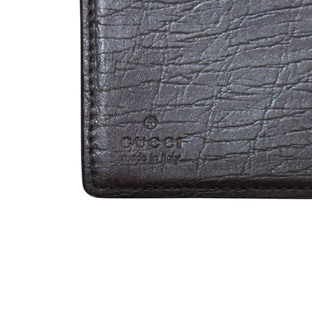 人気　グッチ　折り財布　ベージュ　GG柄　フラップ　PVC