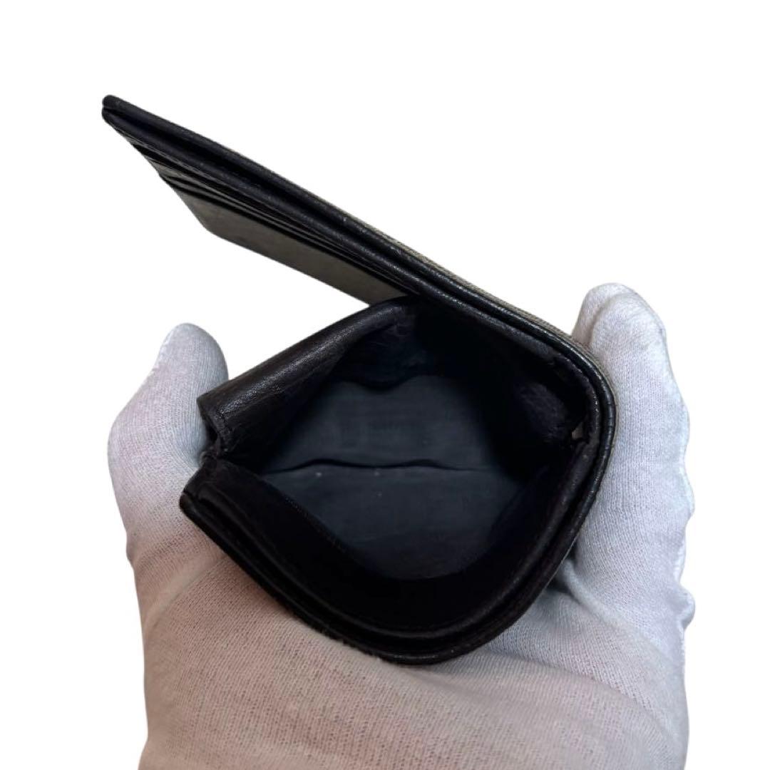 人気　グッチ　折り財布　ベージュ　GG柄　フラップ　PVC