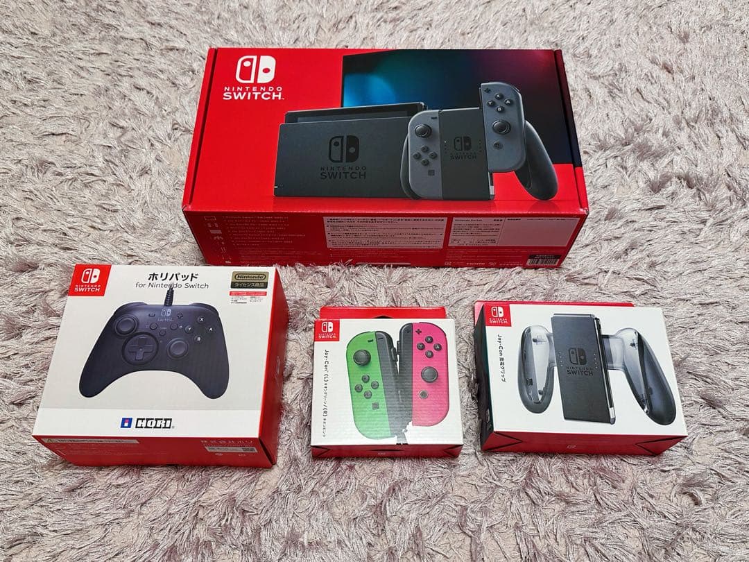 Nintendo Switch 本体 + ジョイコン + プロコントローラー