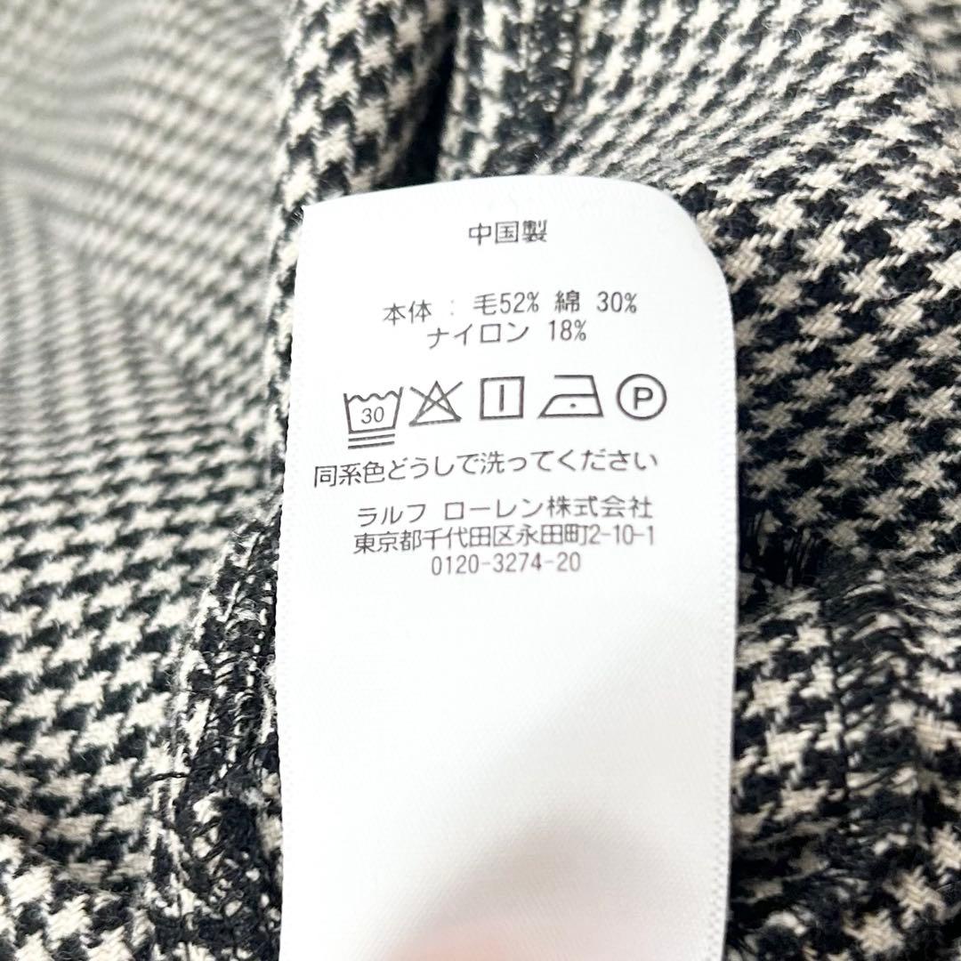 美品✨ラルフローレン　ロングワンピース　千鳥柄　2