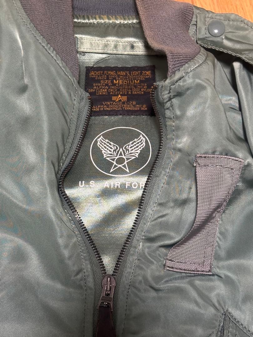 ALPHA INDUSTRIES 90s L-2B フライトジ ヤケット