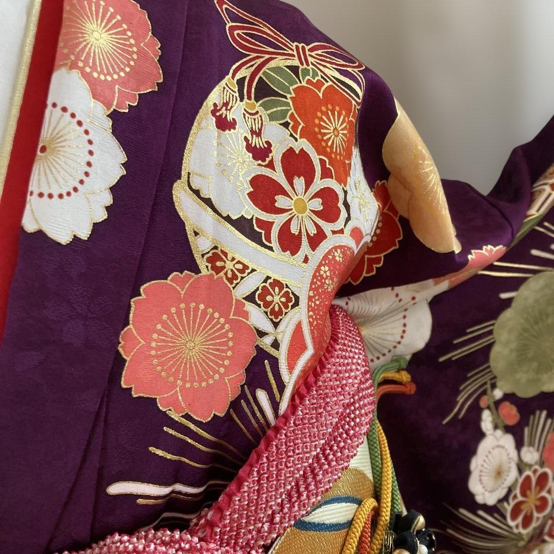 未使用に近い　振袖フルセットお探しの方に　王道古典柄　刺繍有り　成人式典に