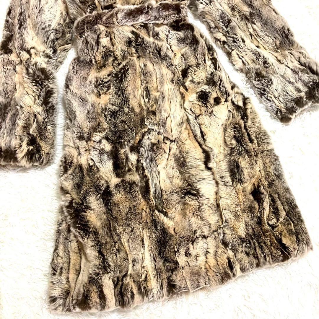 【極美品】YEVS SALOMON 最高級　ブルーフォックス　ロングコート　40