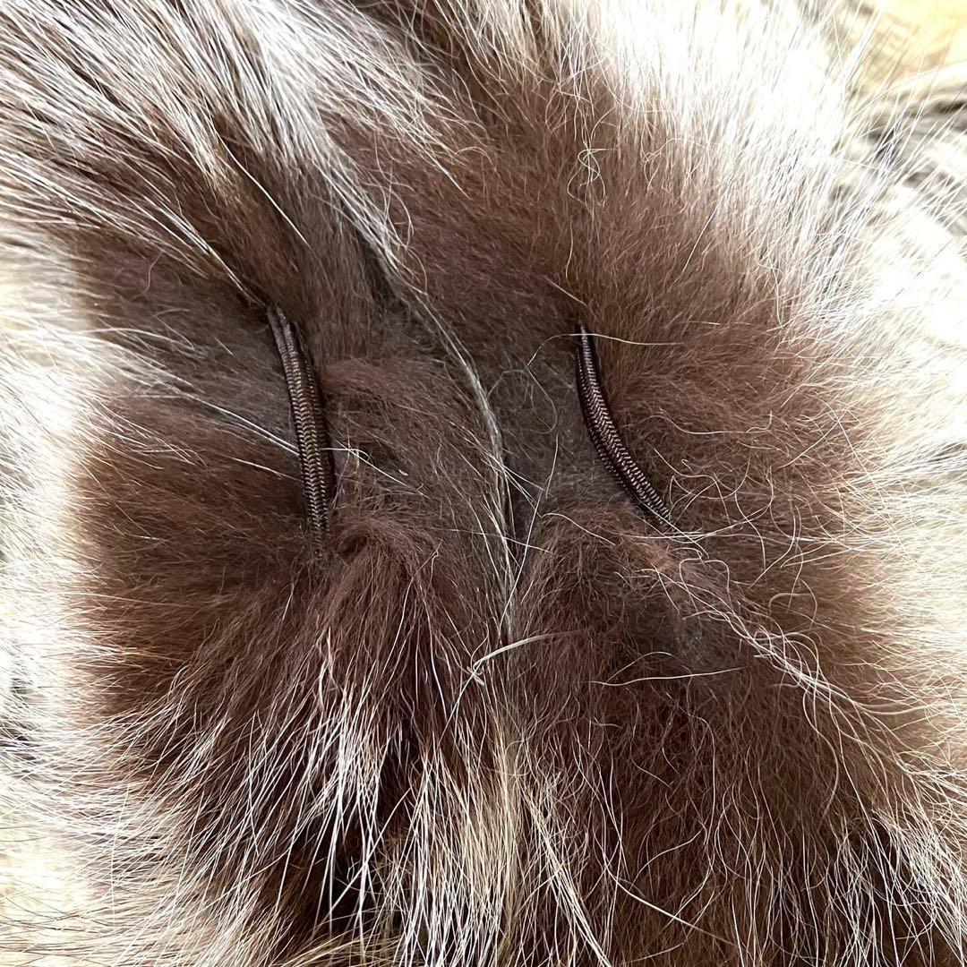 【極美品】YEVS SALOMON 最高級　ブルーフォックス　ロングコート　40