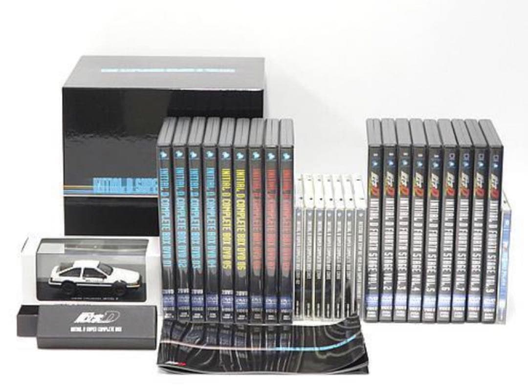 「頭文字D SUPER COMPLETE BOX」DVD-BOX、おまけ多数