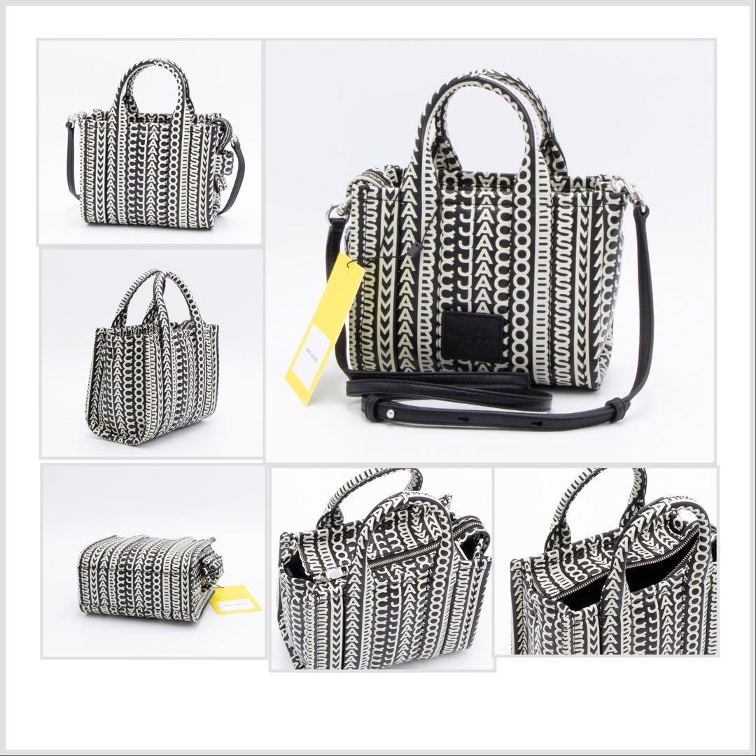 新品マーク ジェイコブス　ザモノグラムレザー クロスボディトートバッグ マイクロ