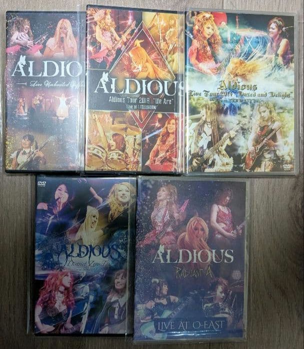 Aldious Live DVD 5枚セット