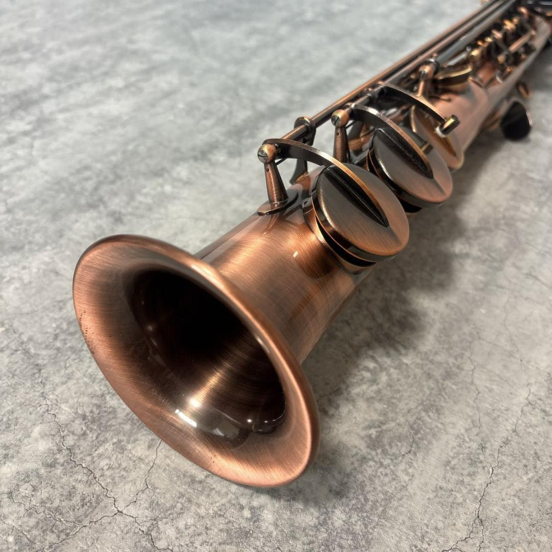 【極美品、希少】Muslady マスレディ ソプラノサックス 送料無料 匿名配送