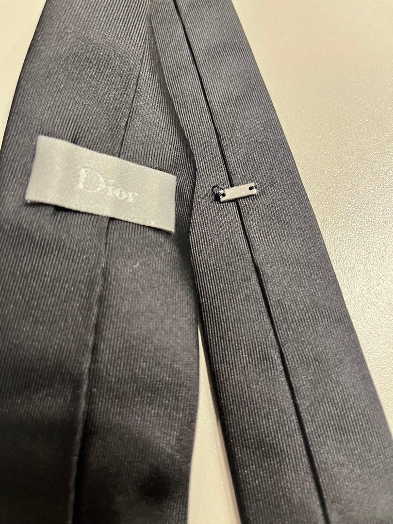 Dior homme ディオールオム　スカル　ドクロ刺繍　エディ期　ネクタイ