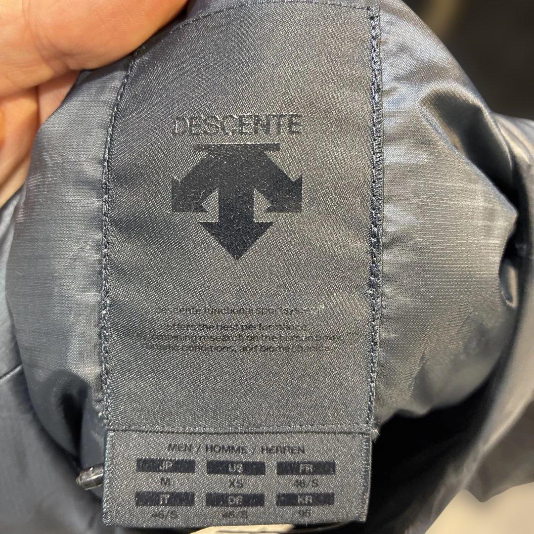 N*o様 DESCENTE オルテライン　ネイビー　キルティング ダウンベスト