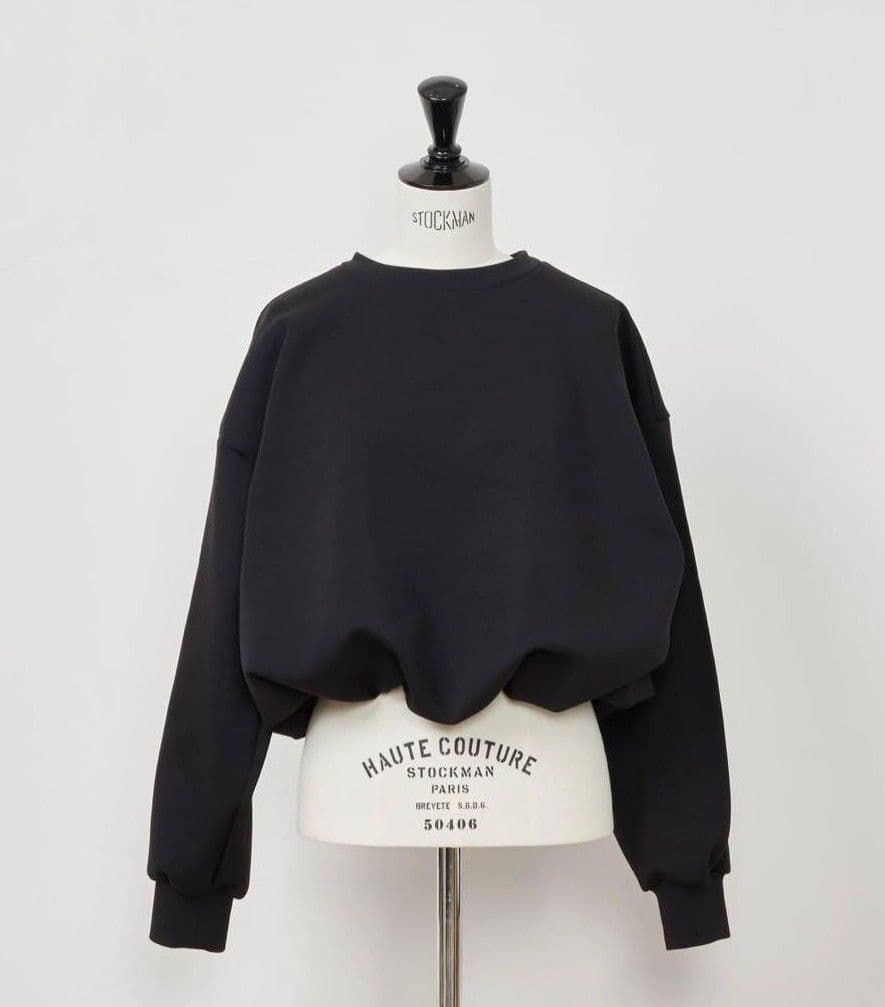 トップス heve Cloud Balloon Sweat black