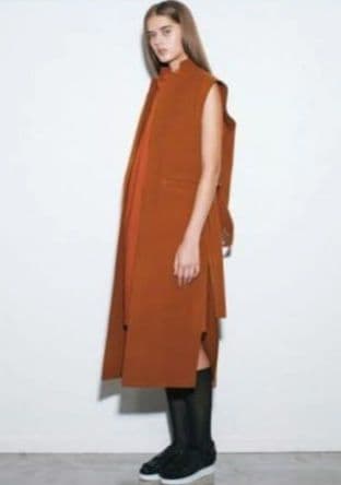 ENFOLD【アッシュクメルトンロングベスト】