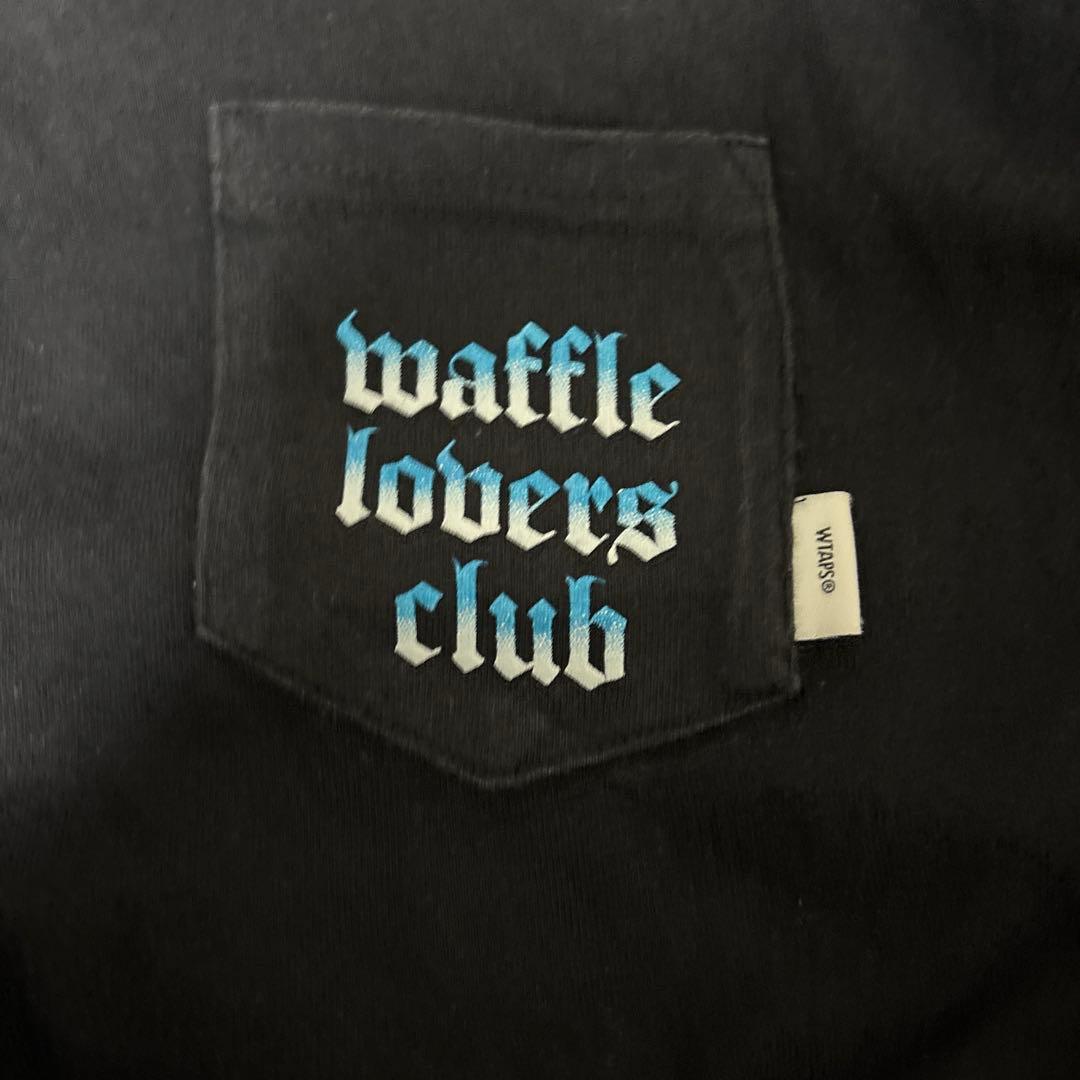 WTAPS✖️VANS FLAME/TeeブラックファイヤーパターンプリントロンT