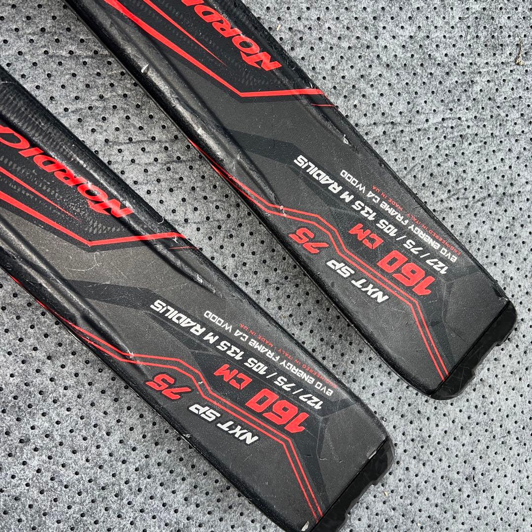 7-8回使用 160cm NORDICA NXT SP75 スキーセット