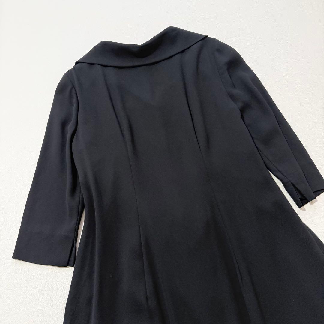 【Sybilla シビラ】ロングワンピース ブラック フレア 日本製　ボタン