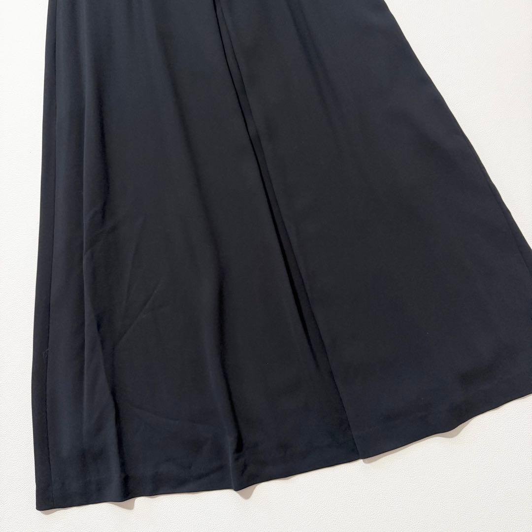 【Sybilla シビラ】ロングワンピース ブラック フレア 日本製　ボタン