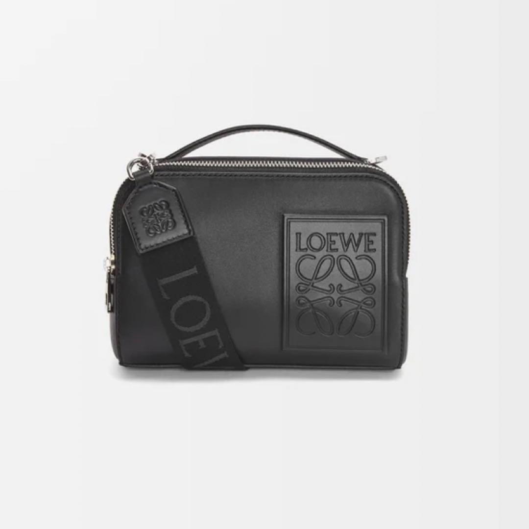 美品　LOEWE カメラクロスボディバッグ　ミニブラック