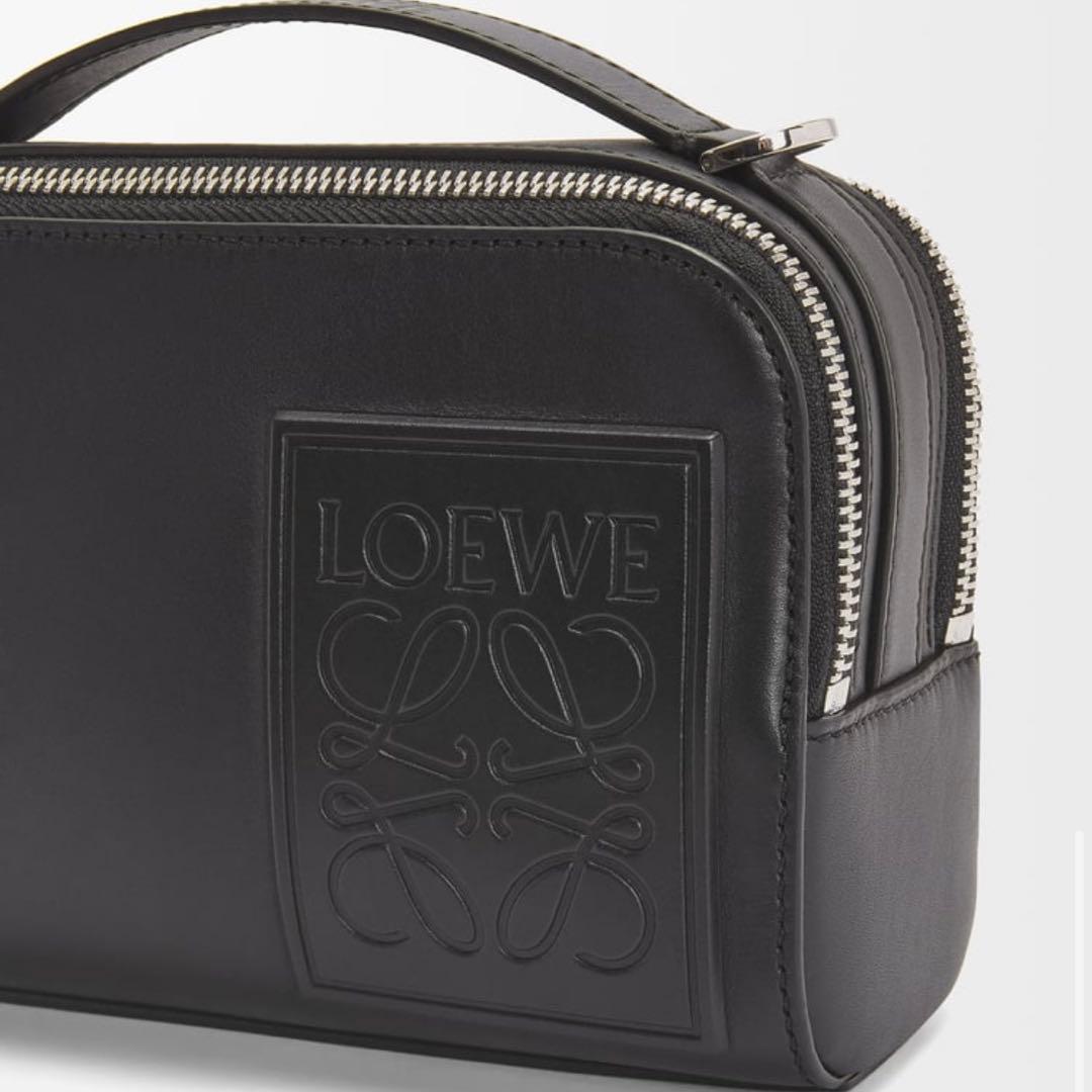 美品　LOEWE カメラクロスボディバッグ　ミニブラック