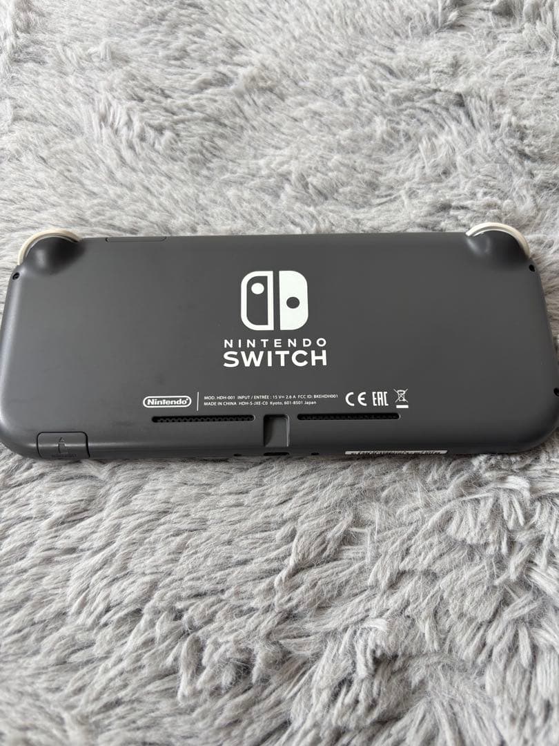 Nintendo switch liteグレー 本体、ケース