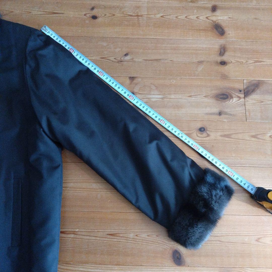 シルク100% 　リアルファー(リス)　リバーシブルコート　毛皮コート