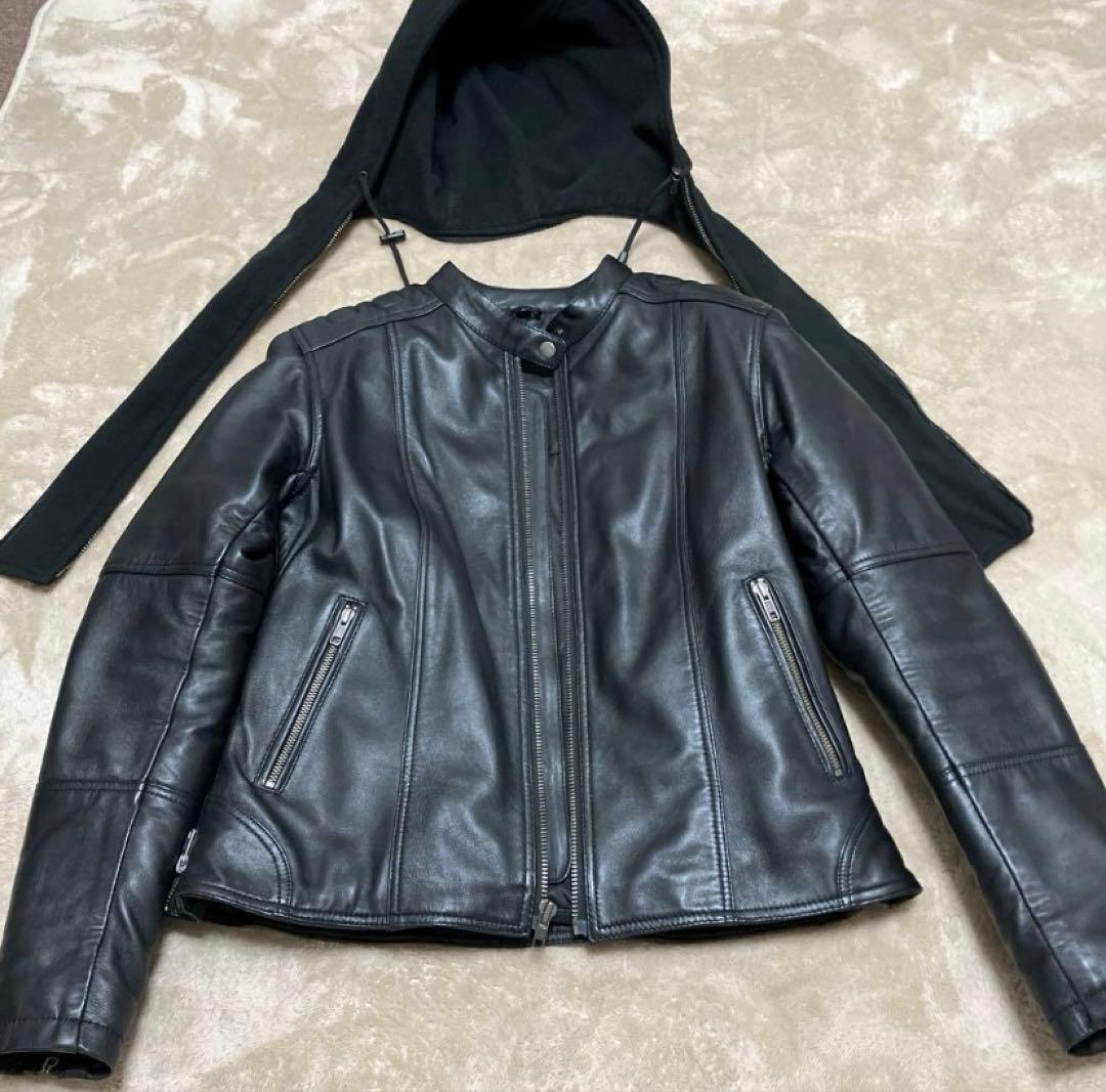 デグナー 本革シープレザージャケット レディースM