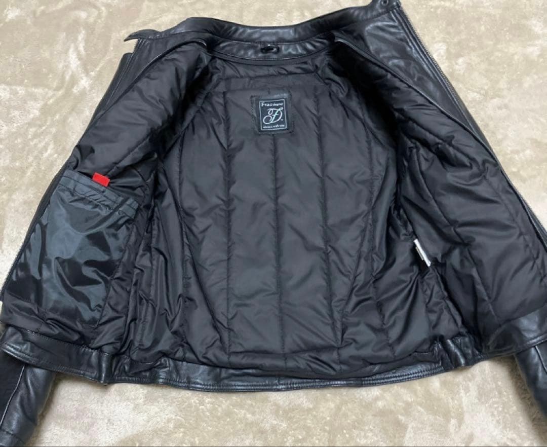 デグナー 本革シープレザージャケット レディースM