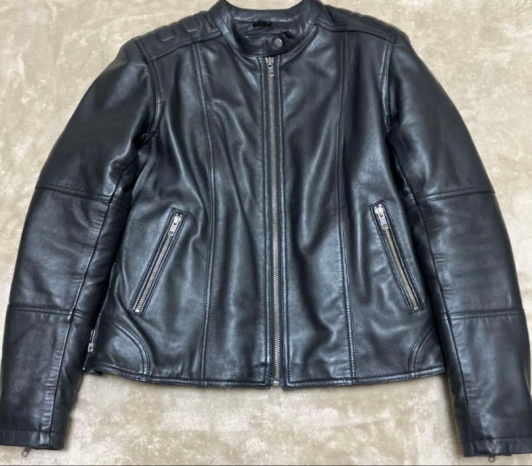 デグナー 本革シープレザージャケット レディースM