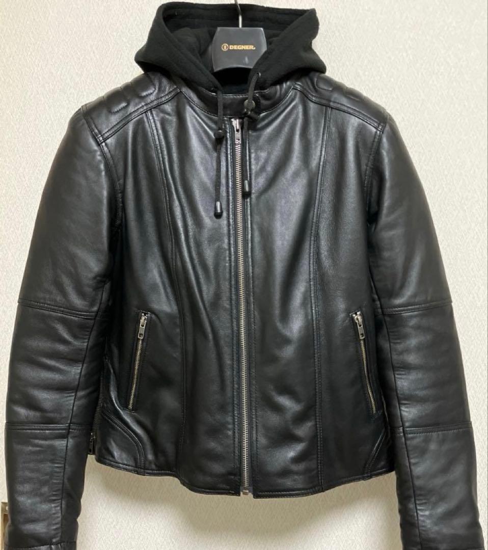 デグナー 本革シープレザージャケット レディースM