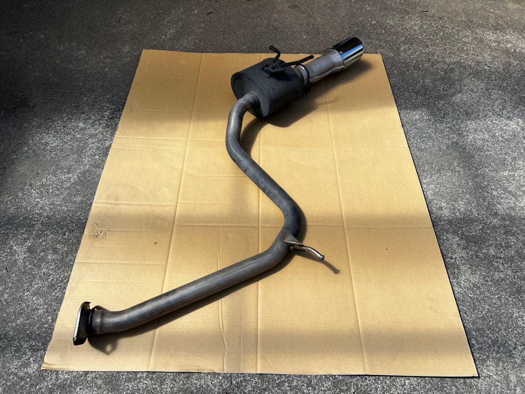 60ハリアー後期　純正リアピース　モデリスタマフラーカッター付き