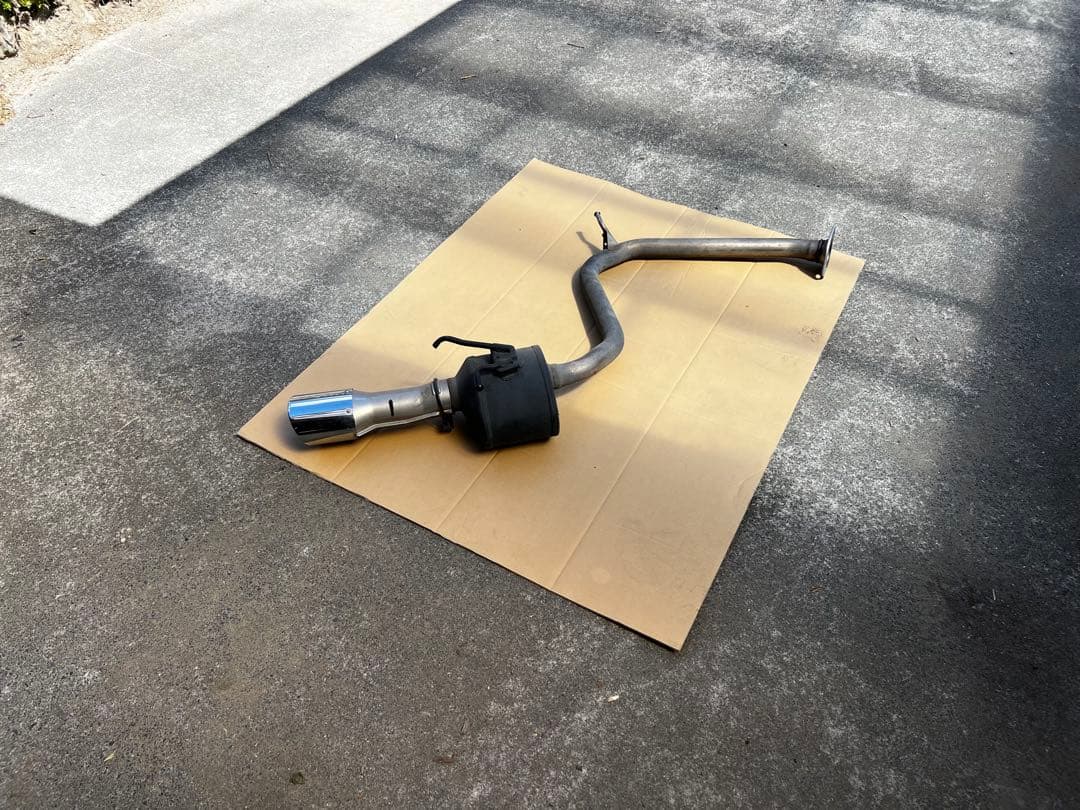 60ハリアー後期　純正リアピース　モデリスタマフラーカッター付き