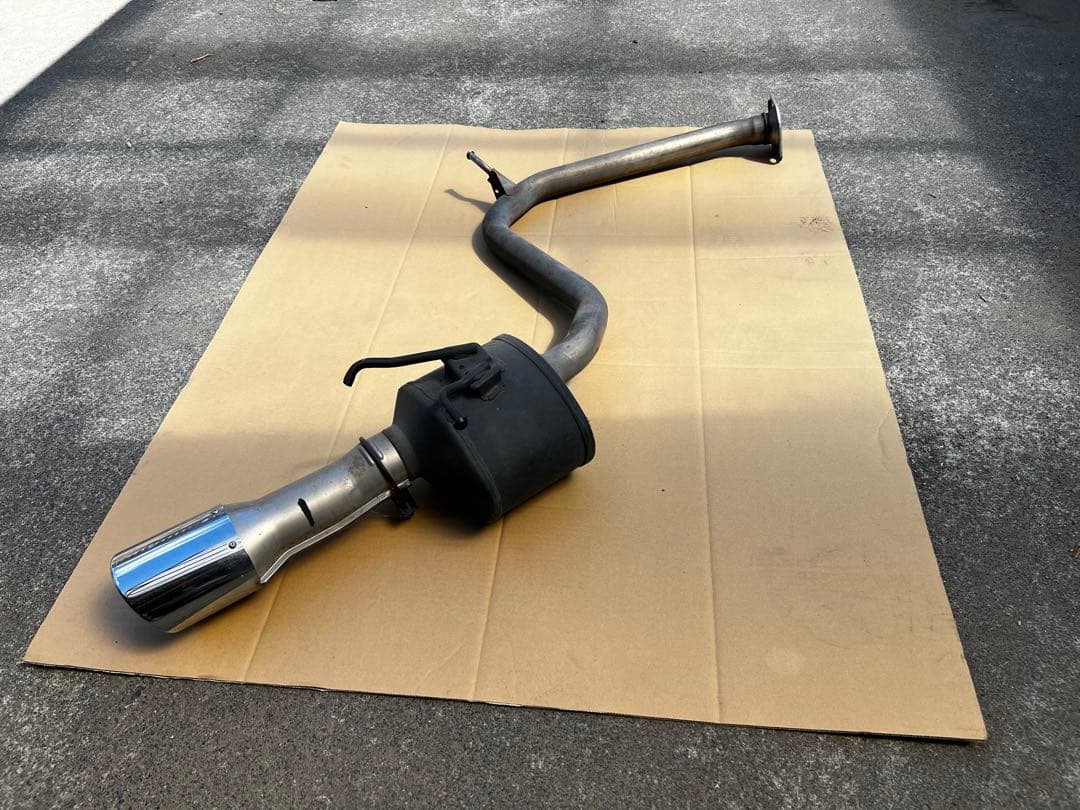 60ハリアー後期　純正リアピース　モデリスタマフラーカッター付き